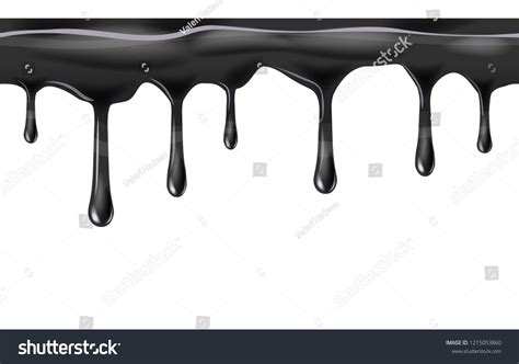 Dripping Seamless Black Oil Dripps Liquid Stock Vector (Royalty Free) 1215053860 | Shutterstock