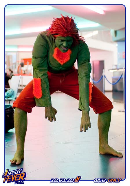 Cosplay Fever: 18-01-10 | Jacob plays Blanka Costume self-ma… | Flickr