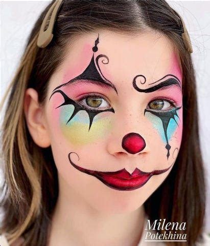 50+ Easy Clown Face Makeup Ideas. Original Post… | by Jest Paint | Medium