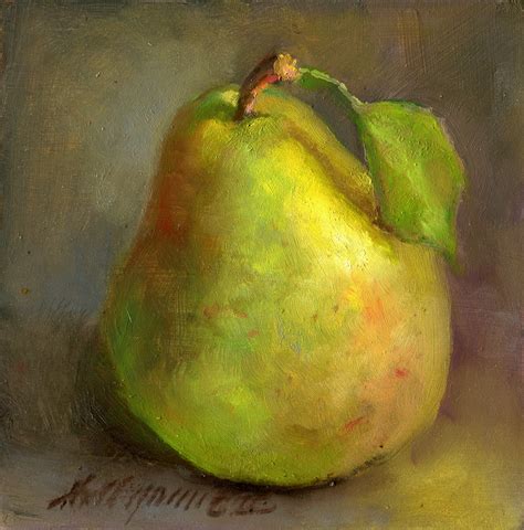 Pin by Kristjan Fridriksson on Painting | Pear art, Fruit painting, Fruit art