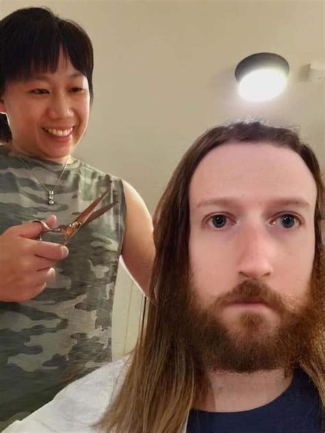 Mark Zuckerberg Jesus Haircut | Mark Zuckerberg's Home Haircut | Know ...