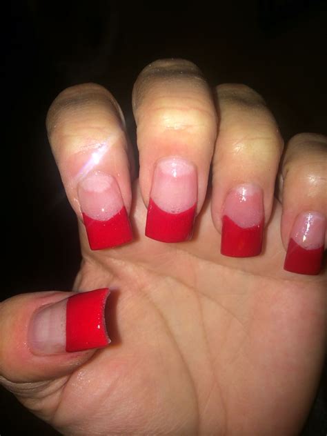 Red acrylics | Best acrylic nails, Acrylic nails, Nails