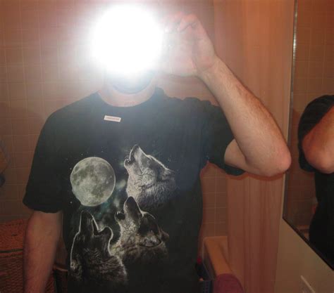 Three Wolves, Two Moons, and Me | My Three Wolf Moon T-shirt… | Flickr