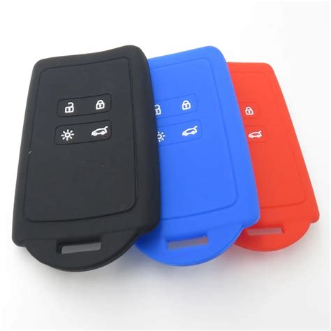 Silicone Rubber Key Cover CASE fit for Renault Kadjar Fluence Scenic Latitude KEY CASE FOR CAR ...