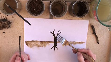 Nature Art, Mud Painting - YouTube