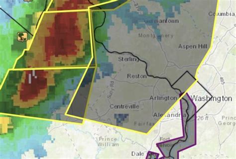 Severe Thunderstorm Warning Issued for Arlington | ARLnow.com