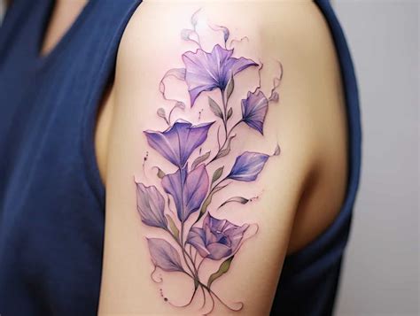 The Bellflower Tattoo: Designs + Ideas For Men and Women