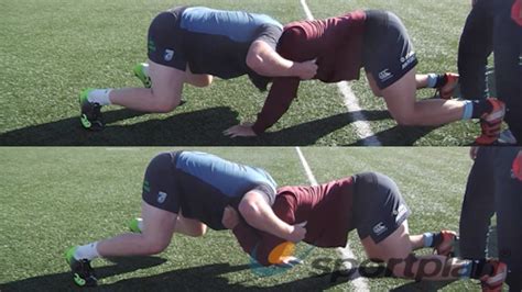 Scrum Profile 1 v 1 Scrum - Rugby Drills, Rugby | Sportplan