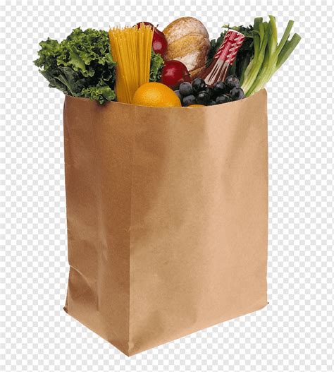 Bag of vegetables, Paper Plastic bag Shopping Bags & Trolleys Grocery ...