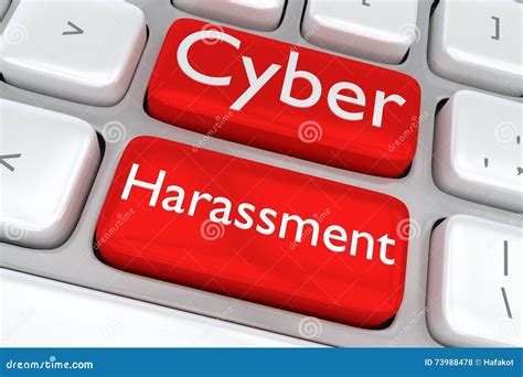 Cyber Harassment concept stock illustration. Illustration of danger ...