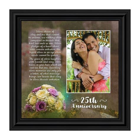 25th Wedding Anniversary Gifts for Couples, 25th Anniversary Gift for ...