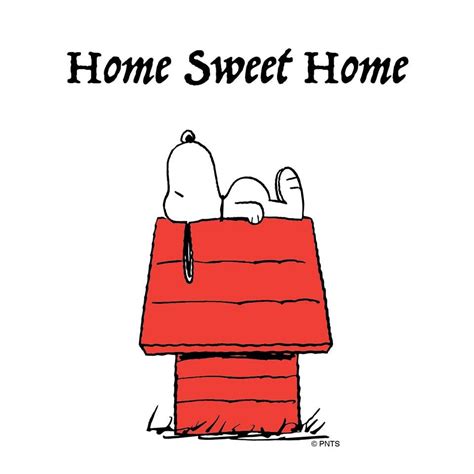 Home Sweet Home! | Snoopy, Peanuts snoopy, Snoopy wallpaper