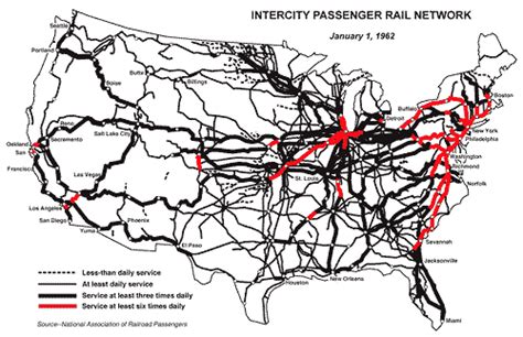 Nautilia, viajando raro: Lectura Nautilia: el servicio menguante de ferrocarril en EEUU