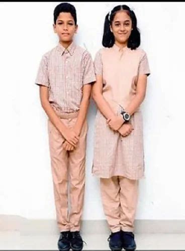 pink Cotton Government School Uniform from Classes 6 - 8, S, M at Rs 350/piece in Madurai