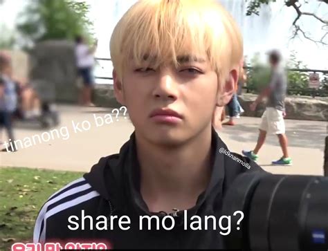 tagalog bts v reaction meme made by: @aestaeethicc_ on twitter! | Filipino memes, Memes tagalog ...