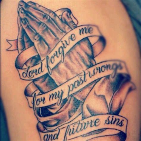 lord forgive me for my sins tattoo - blackandwhitelinedesigns