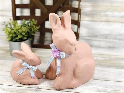 Easy DIY Spring Bunny Decor with DecoArt