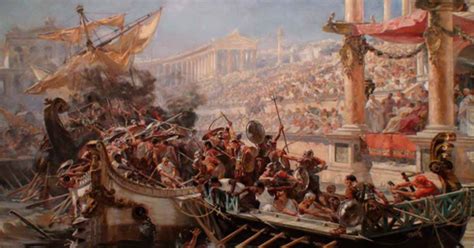 The Spectacle of Naumachia: Rome's Brutal Naval Gladiator Battles ...