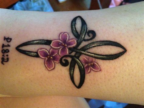 Pin by Maybe its Mableine on random | Cross tattoos for women, Lilac ...