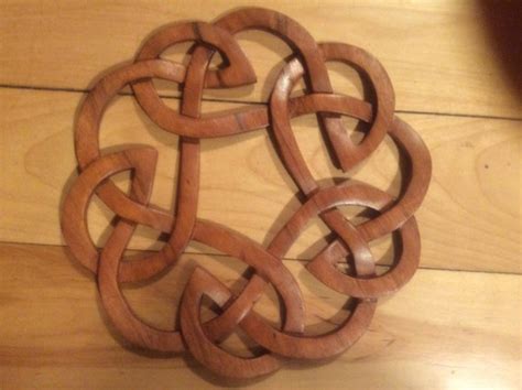 Celtic knot.....Celtic wood carving | Etsy