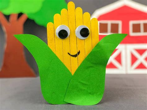 Fun Harvest Sweet Corn Craft For Kids | AllFreeHolidayCrafts.com