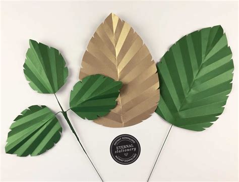 Paper Leaf Template