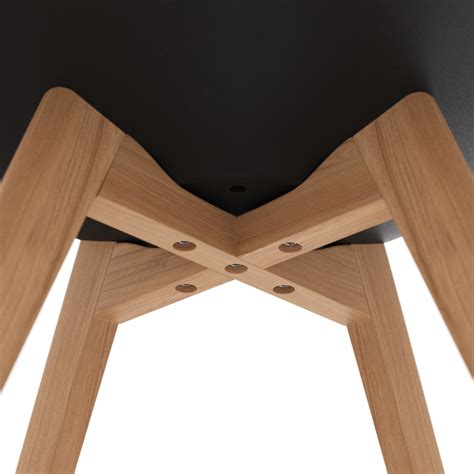 CHOTTO - Ando Dining Chairs - Black x 4 - Bunnings Australia