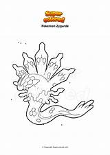 Complete Pokemon Zygarde Coloring Pages Sketch Coloring Page sketch template