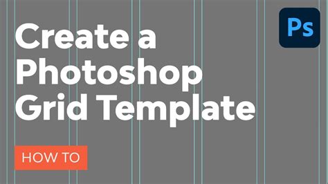 How to Create a Photoshop Grid Template - YouTube
