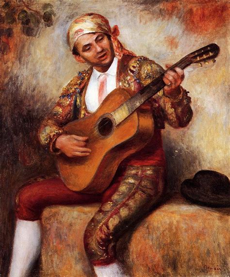 The Spanish Guitarist, 1897 | Renoir paintings, Pierre auguste renoir ...