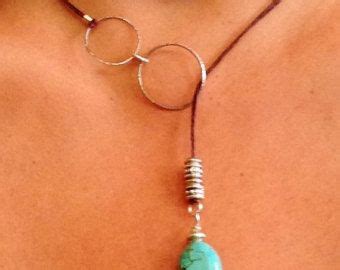 Main Boho Leather Collier Turquoise Choker Collier Vegan Suede | Etsy Leather Jewelry, Wire ...