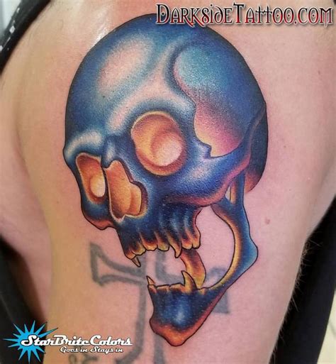 Color Skull Tattoo by Sean O'Hara: TattooNOW