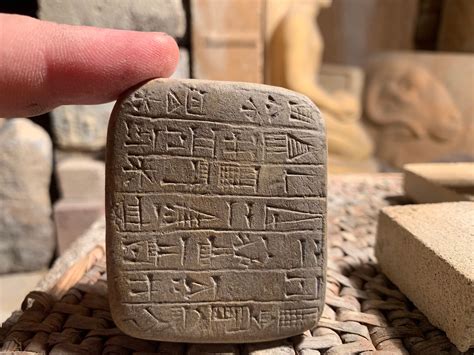 Sumerian Cuneiform Foundation Tablet of Gudea Governor of - Etsy UK
