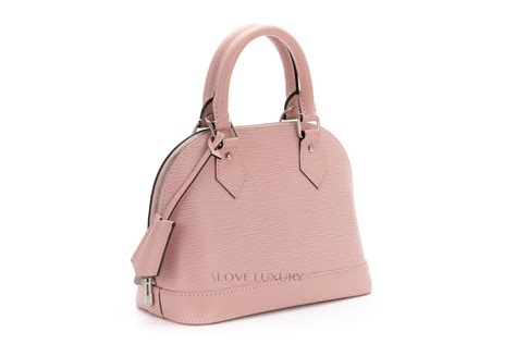 Louis Vuitton Alma Epi BB Rose Ballerine - Luxury Shopping