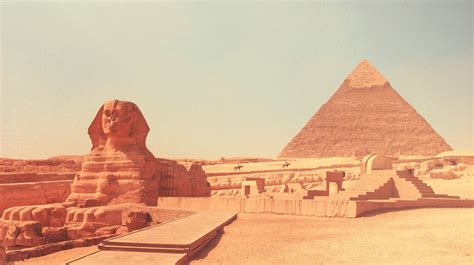 desert, 2K, pyramids, egypt, Landmarks, sun, giza HD Wallpaper