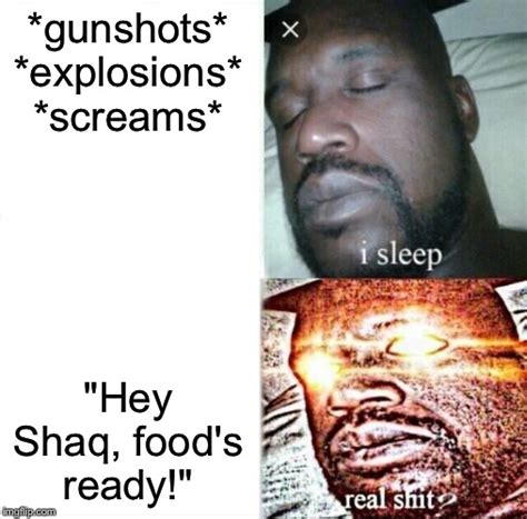 Sleeping Shaq Meme - Imgflip