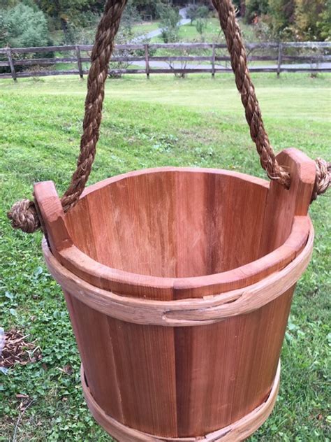 Wooden Bucket - Etsy