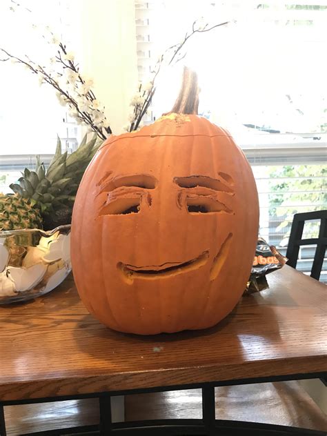 Man pumpkin : man_face