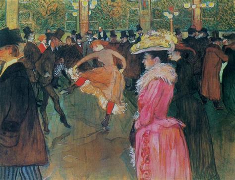 At the Moulin Rouge, The Dance, 1890 - Henri de Toulouse-Lautrec - WikiArt.org