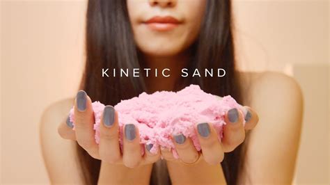 ASMR Kinetic Sand Cutting and Scooping Sounds (No Talking) - YouTube