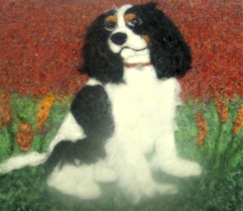 Tri Color King Charles - FELTED FANTASIES: One of a kind felted and ...