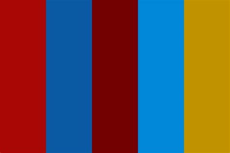 Red Blue Gold Color Palette #colorpalette #colorpalettes #colorschemes #colorcombination # ...