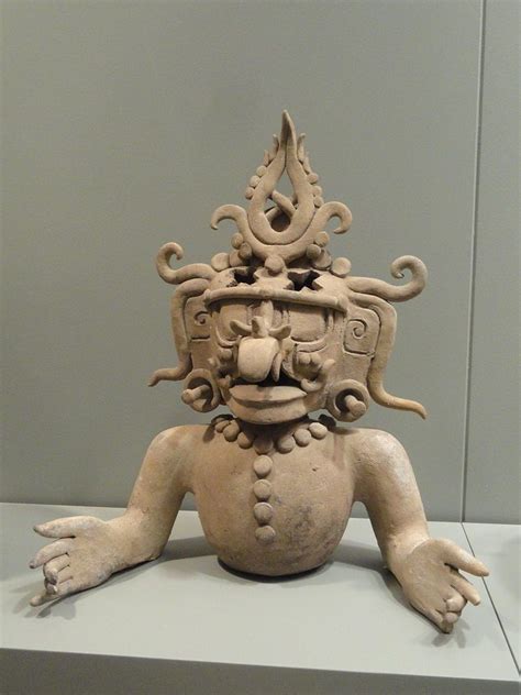 Sun God Effigy Lid, 500-700 AD, Maya culture, Mexico, Guatemala, or ...