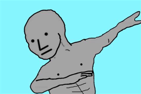 NPC dab | NPC Wojak | Know Your Meme