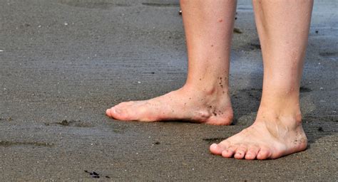 Bare Feet In The Sand Free Stock Photo - Public Domain Pictures