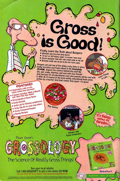 Planet Dexter's "GROSSOLOGY" CD-ROM :: | ** View LARGE On Bl… | Flickr