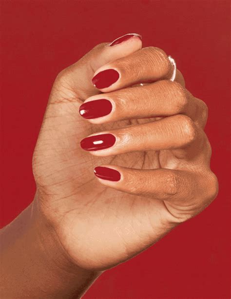 Emmy, have you seen Oscar? - Nail Lacquer | Deep Red Nail Polish | OPI | Red wedding nails, Red ...