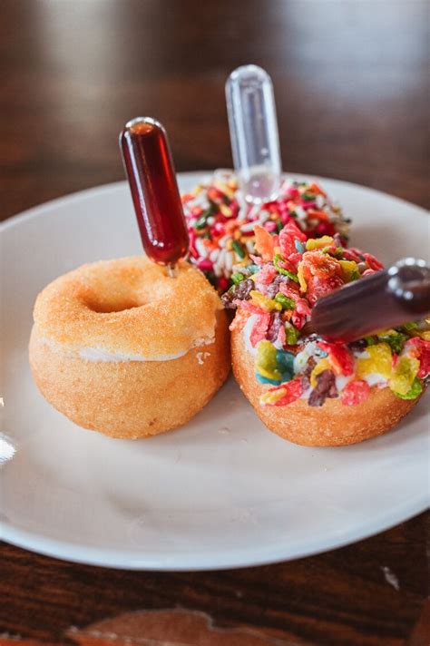 Menu — Donut Distillery Mini Donuts, Doughnut, Donut Store, Tree Restaurant, Distillery ...