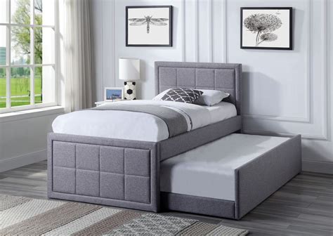 Single Trundle Bed Frame With Pull out Storage - Home Treats UK