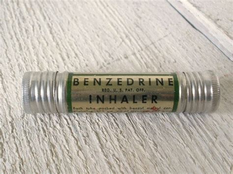 Vintage inhaler Benzedrine by AVelvetLeaf on Etsy